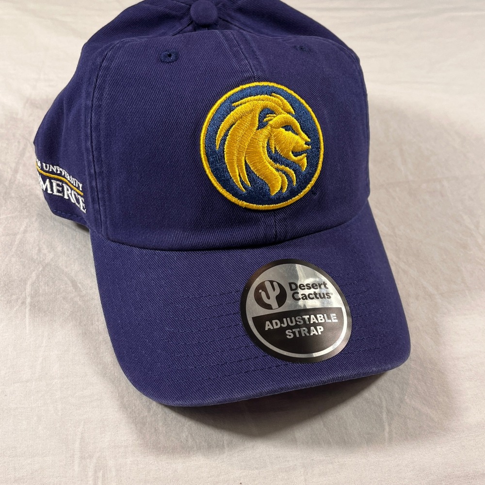 Desert Cactus Texas A&M University Commerce Baseball Hat OS Blue NEW Embroidered